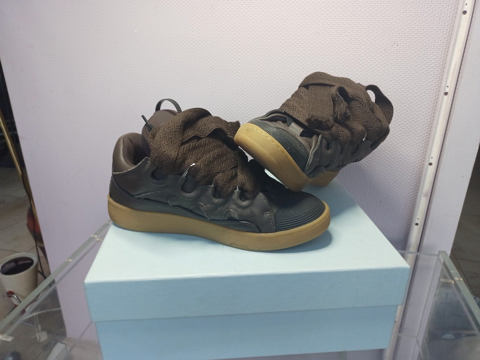 Lanvin Curb sneakers maat 44 nieuwstaat, Ophalen of Verzenden