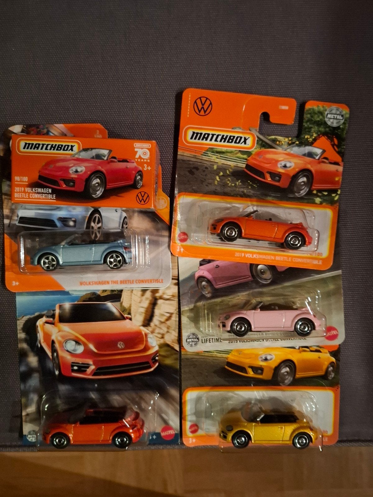 matchbox Volkswagen beetle 2019 diverse, Ophalen of Verzenden, Nieuw