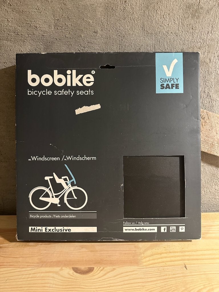 Bobike windscherm fietsstoeltje NIEUW in verpakking, Fietsen en Brommers, Ophalen of Verzenden, Nieuw