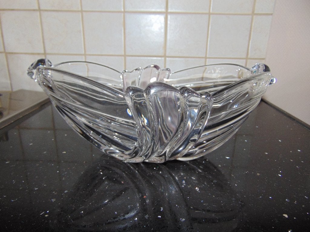 Kom in kristal, Verzamelen, Ophalen of Verzenden, Gebruikt, Kristal, Overige typen