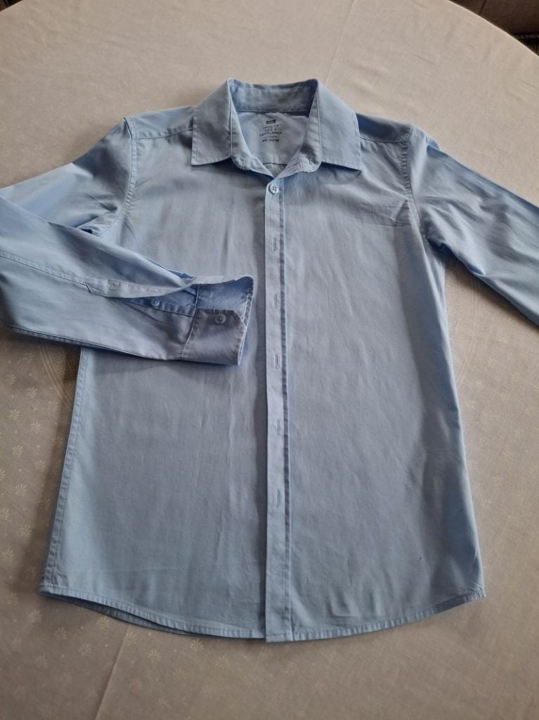 Jongenshemdjes maat 134/140, Kinderen en Baby's, Kinderkleding | Maat 134, Ophalen of Verzenden, Zo goed als nieuw, Jongen, Overhemd of Blouse