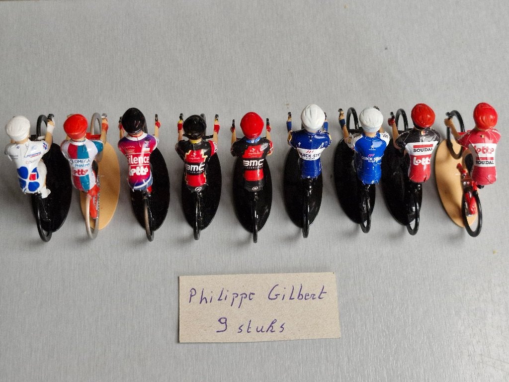 Philippe Gilbert wielrennertjes 9 stuks, Envoi