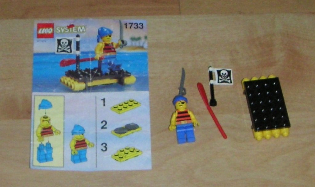 LEGO 1733 SCHIPBREUKELING UIT 1994, Gebruikt, Lego, Compleet, Complete set