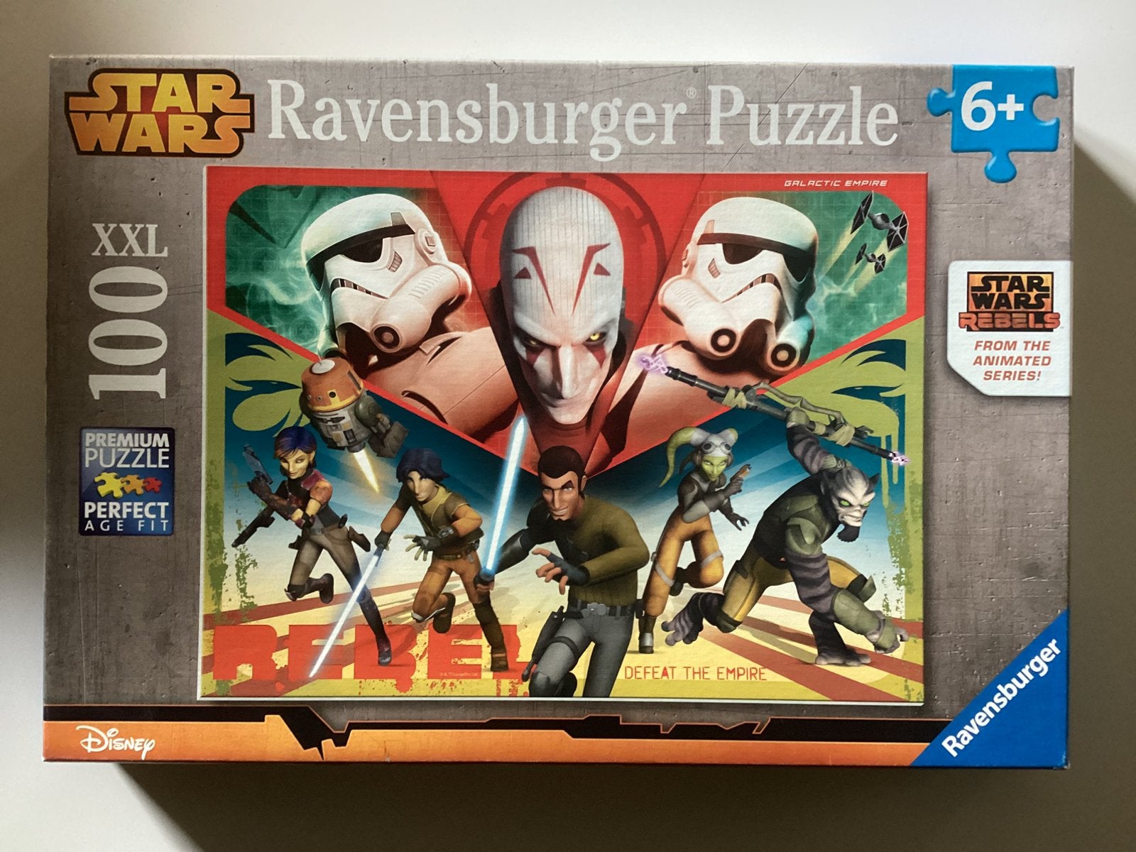 Ravensburger Star Wars Puzzel XXL 100 stuks, Ophalen of Verzenden, Meer dan 50 stukjes, 6 jaar of ouder