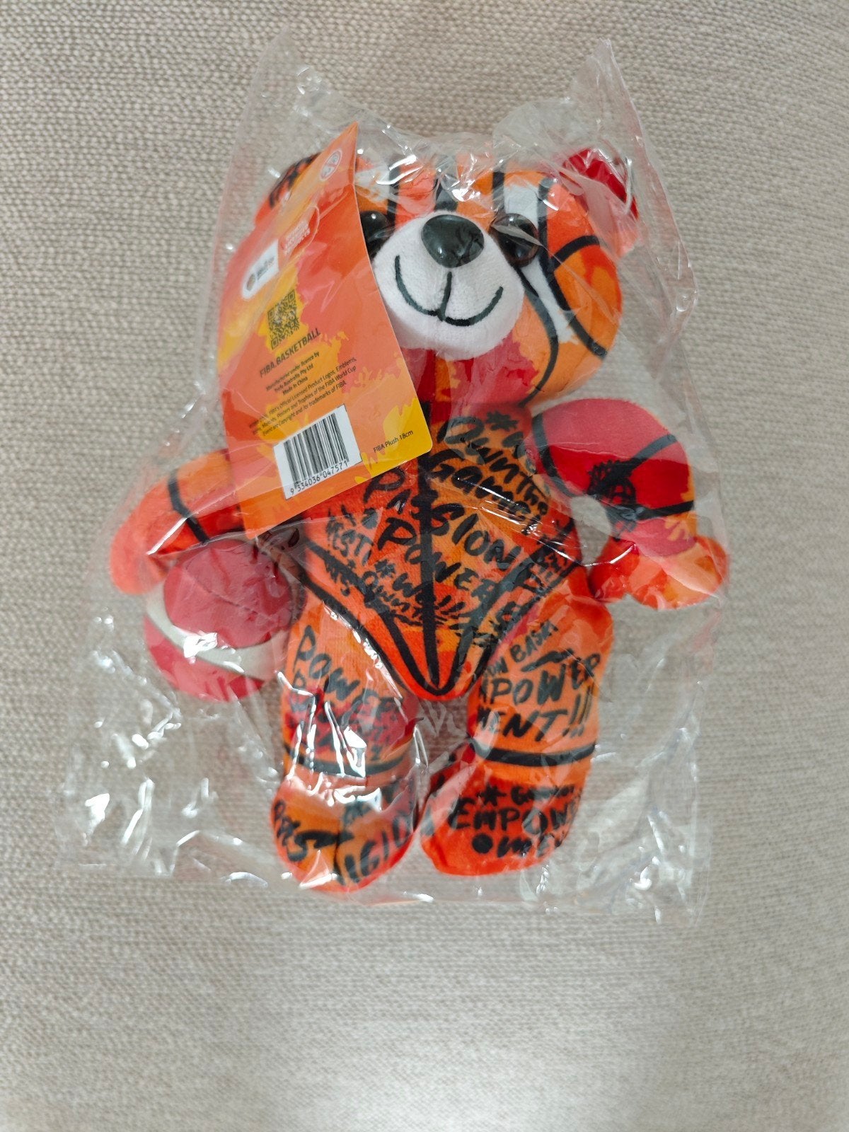 Bear Lina basketball World Cup Berlin 2026 mascotte, Ophalen of Verzenden, Nieuw, Beeldje of Poppetje