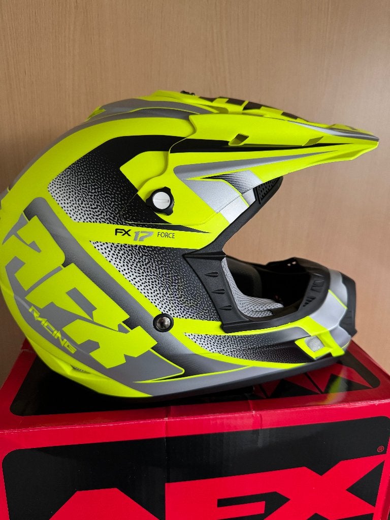 AFX Crosshelm FX-17 + Racecraft Cox/Clear Crossbril, Motoren, Kleding | Motorhelmen, Overige merken, Heren, Ophalen of Verzenden
