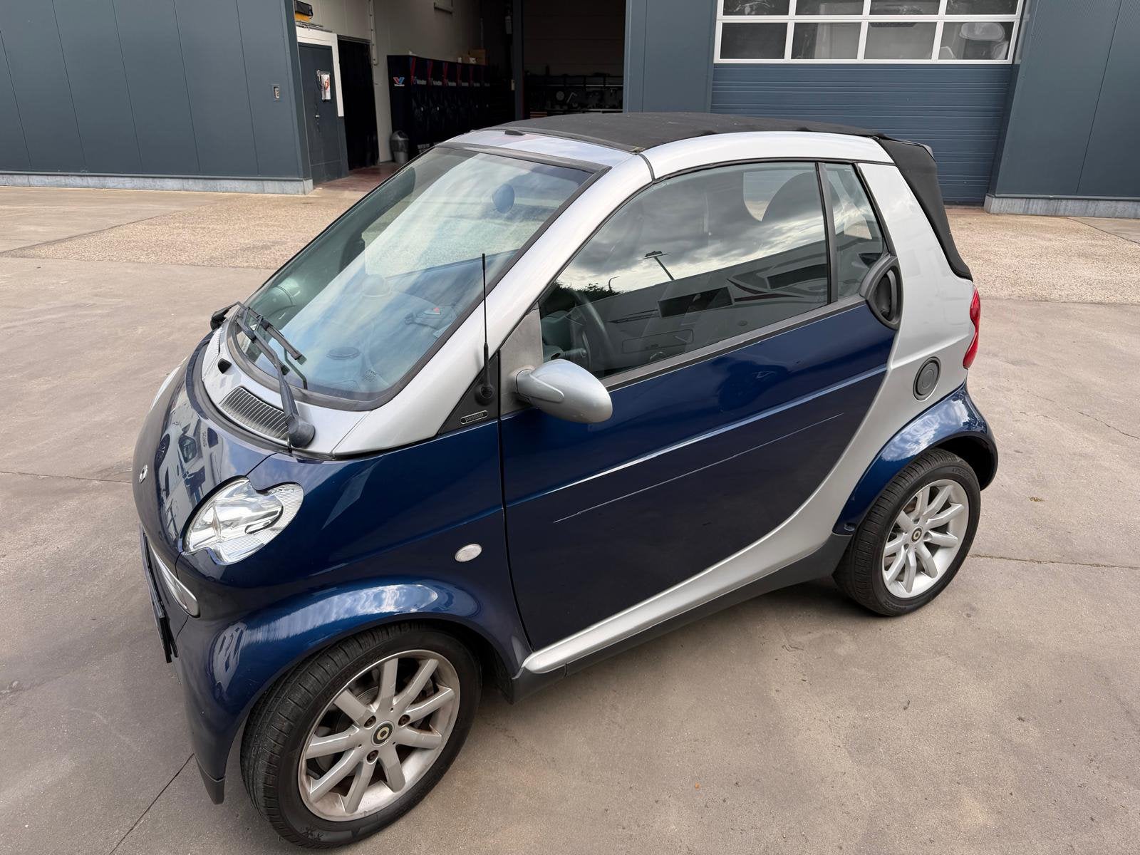 Smart Fortwo cabrio, Auto's, Automaat, Cabriolet, Blauw, Overige brandstoffen