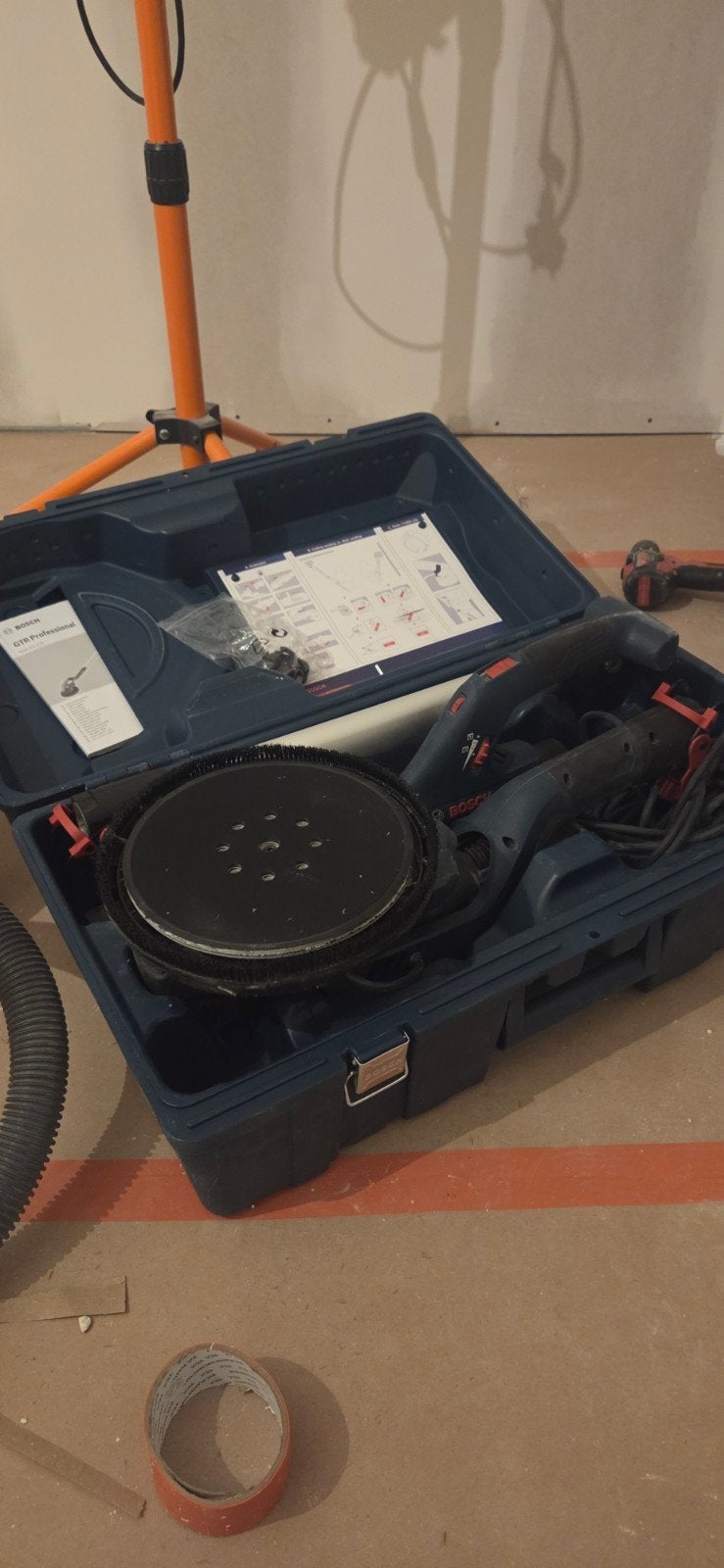 ponceuse plaquiste gtr 55 bosch, Bricolage & Construction, Enlèvement, Comme neuf, Moins de 600 watts, Ponceuse orbitale