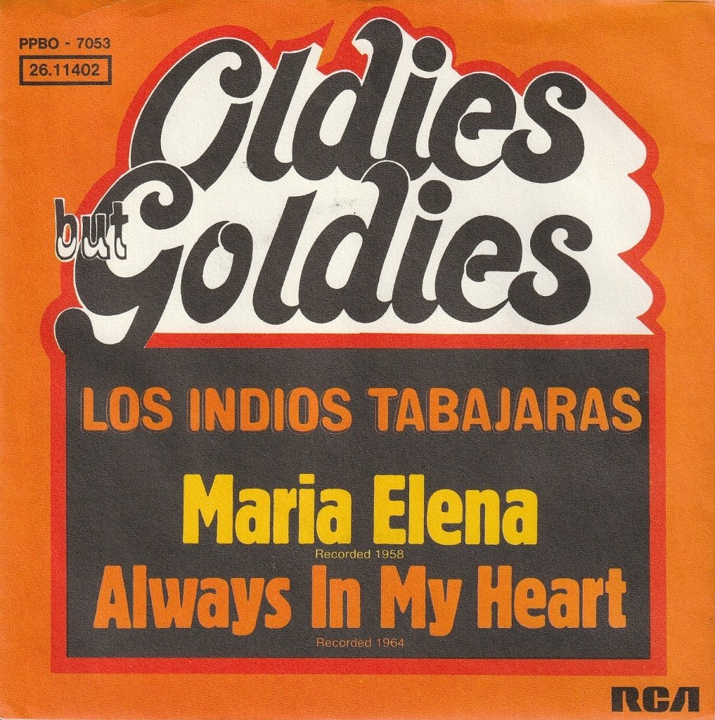 Los Indios Tabajaras - Maria Elena, Cd's en Dvd's, Vinyl Singles, Wereldmuziek, 7 inch, Single, Zo goed als nieuw