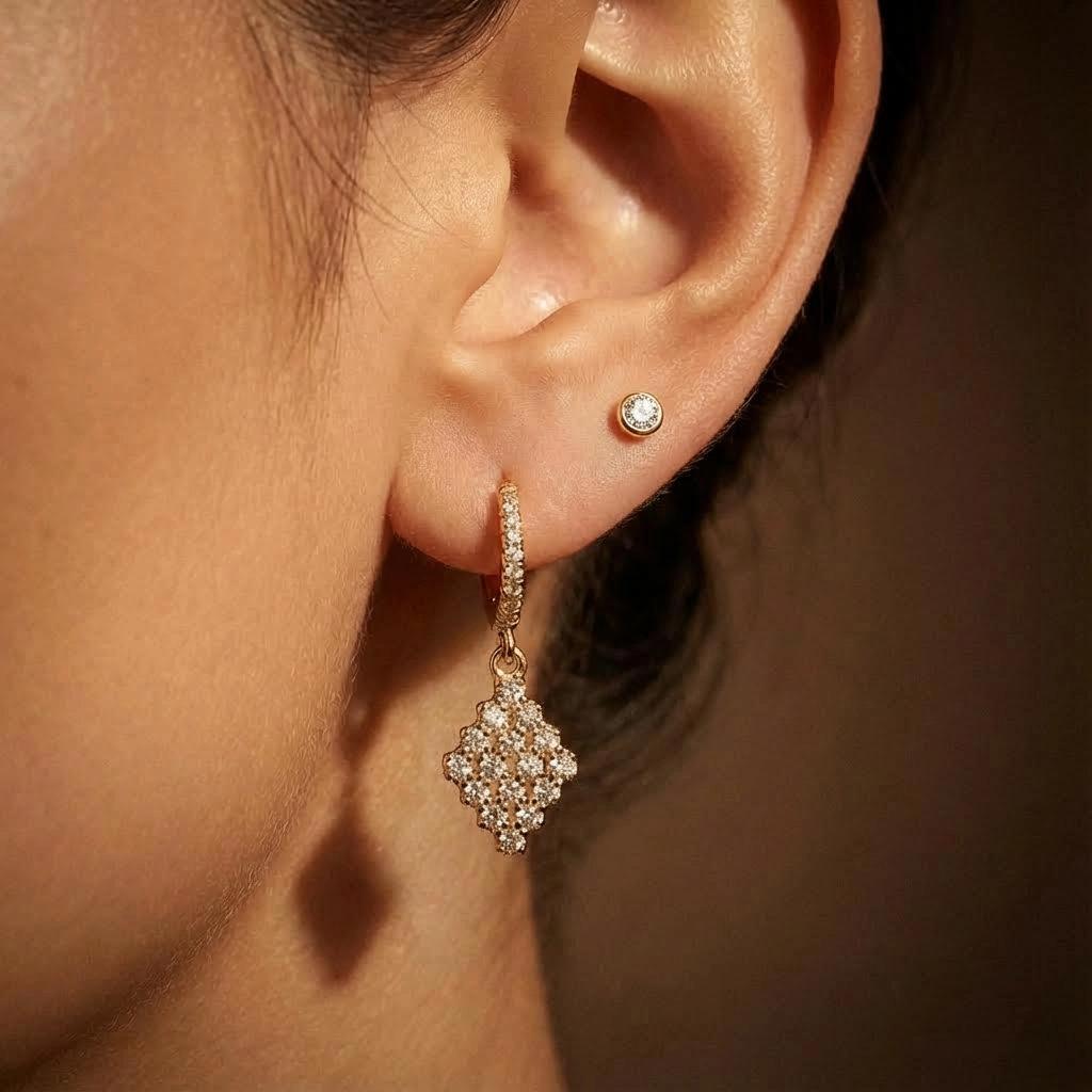 NIEUWE STERLING SILVER 925 oorbellen – OVERSTOCK SALE, Met kristal, Hangers, Verzenden, Nieuw