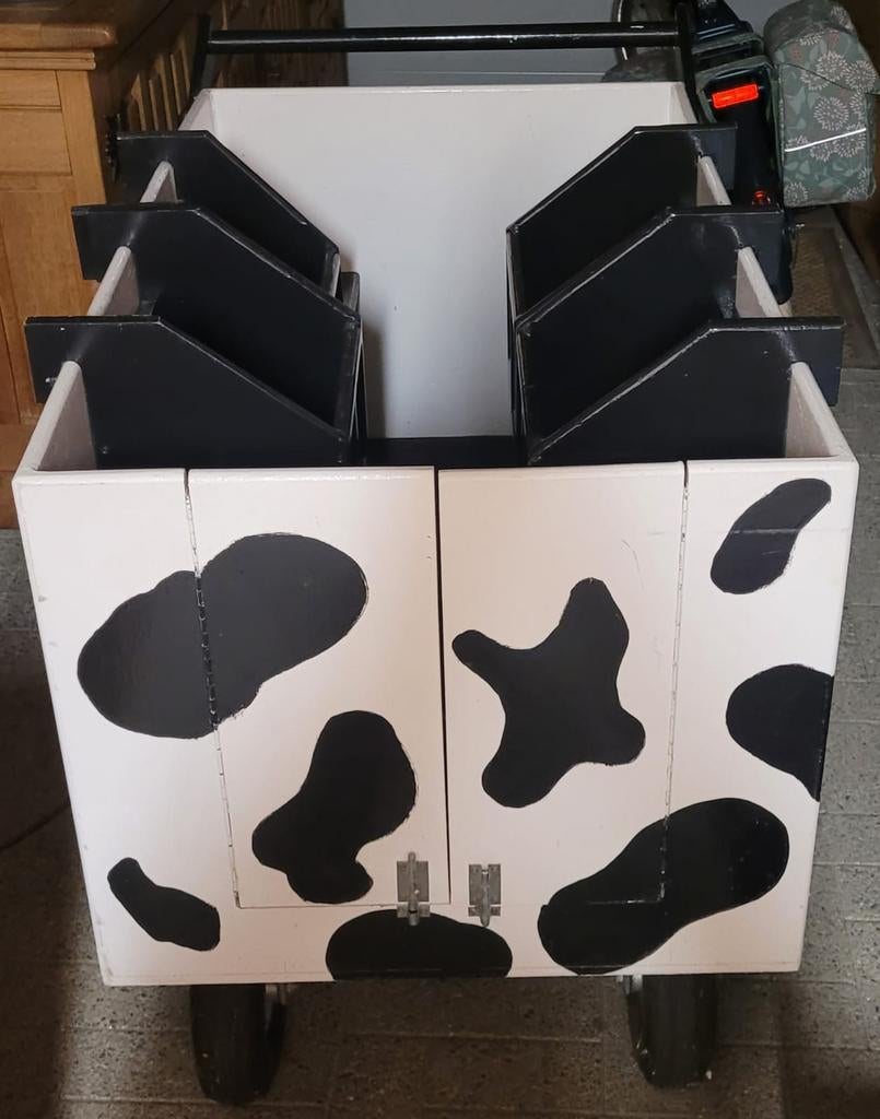 Houten wandelkar 6-8 kinderen, Ophalen, Gebruikt