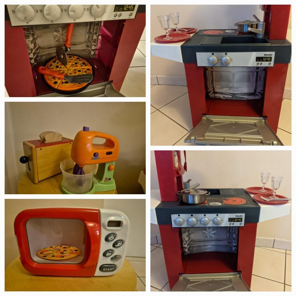 Keuken voor kinderen en al het speelgoed dat daarbij hoort, Kinderen en Baby's, Ophalen, Gebruikt, Kunststof, Speelkeuken-accessoire