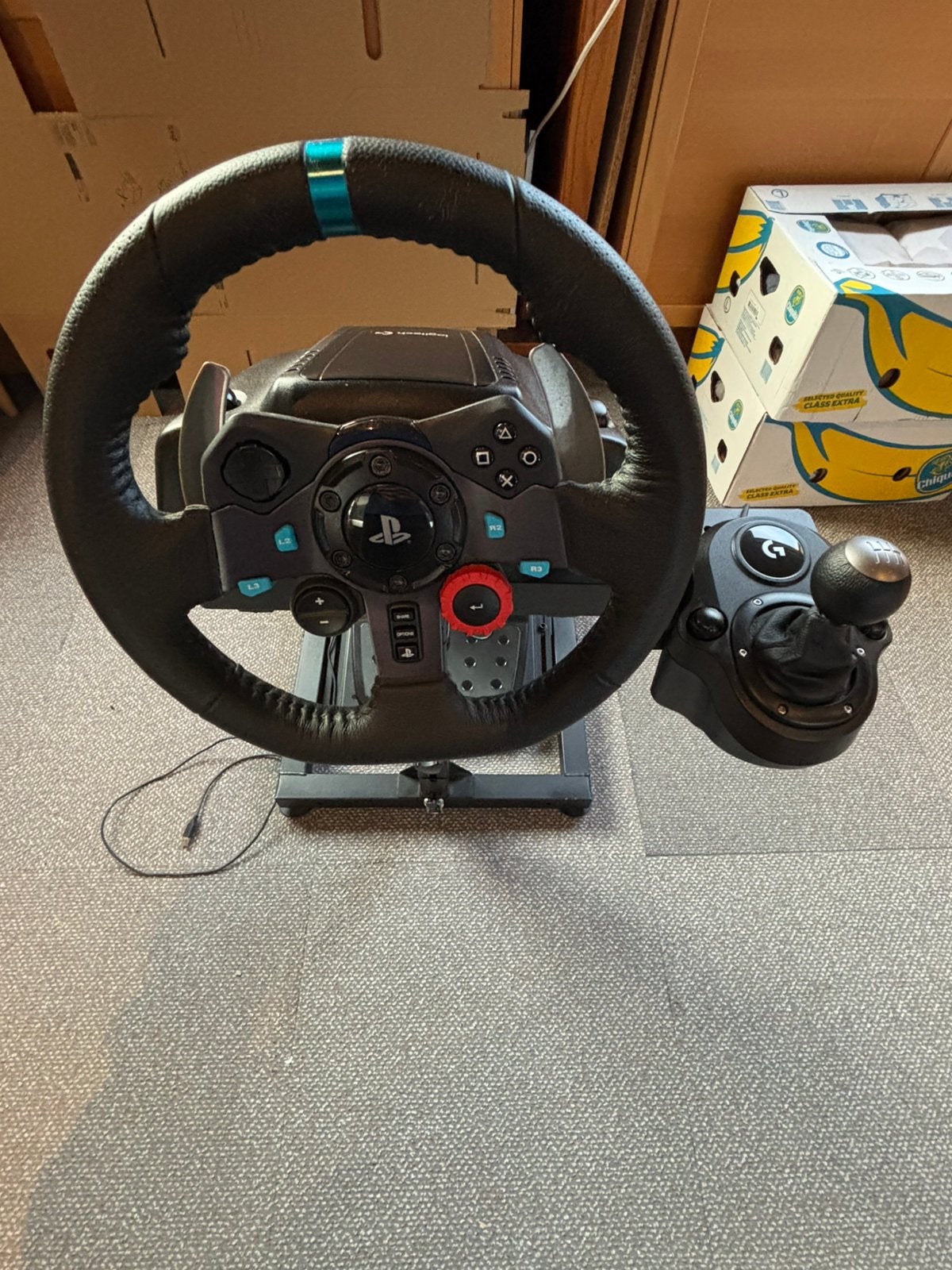 Logitec G29, pedalen, shifter + standaard, Ophalen, Zo goed als nieuw