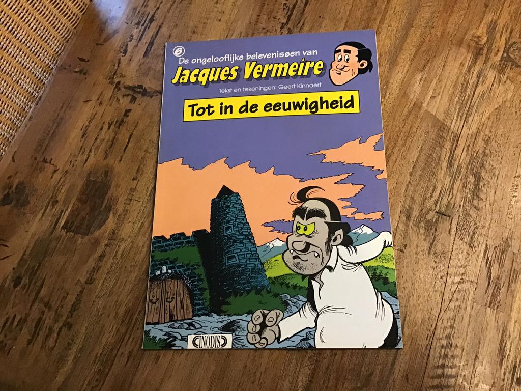 Jacques Vermeire Tot in de eeuwigheid, Boeken, Stripverhalen, Ophalen of Verzenden, Zo goed als nieuw
