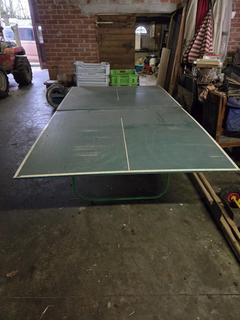 Ping pong tafel, Ophalen