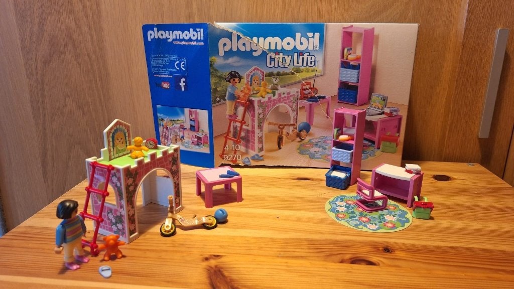 playmobil 9270 kinderkamer city life, Kinderen en Baby's, Gebouw, Complete set, Ophalen of Verzenden, Zo goed als nieuw