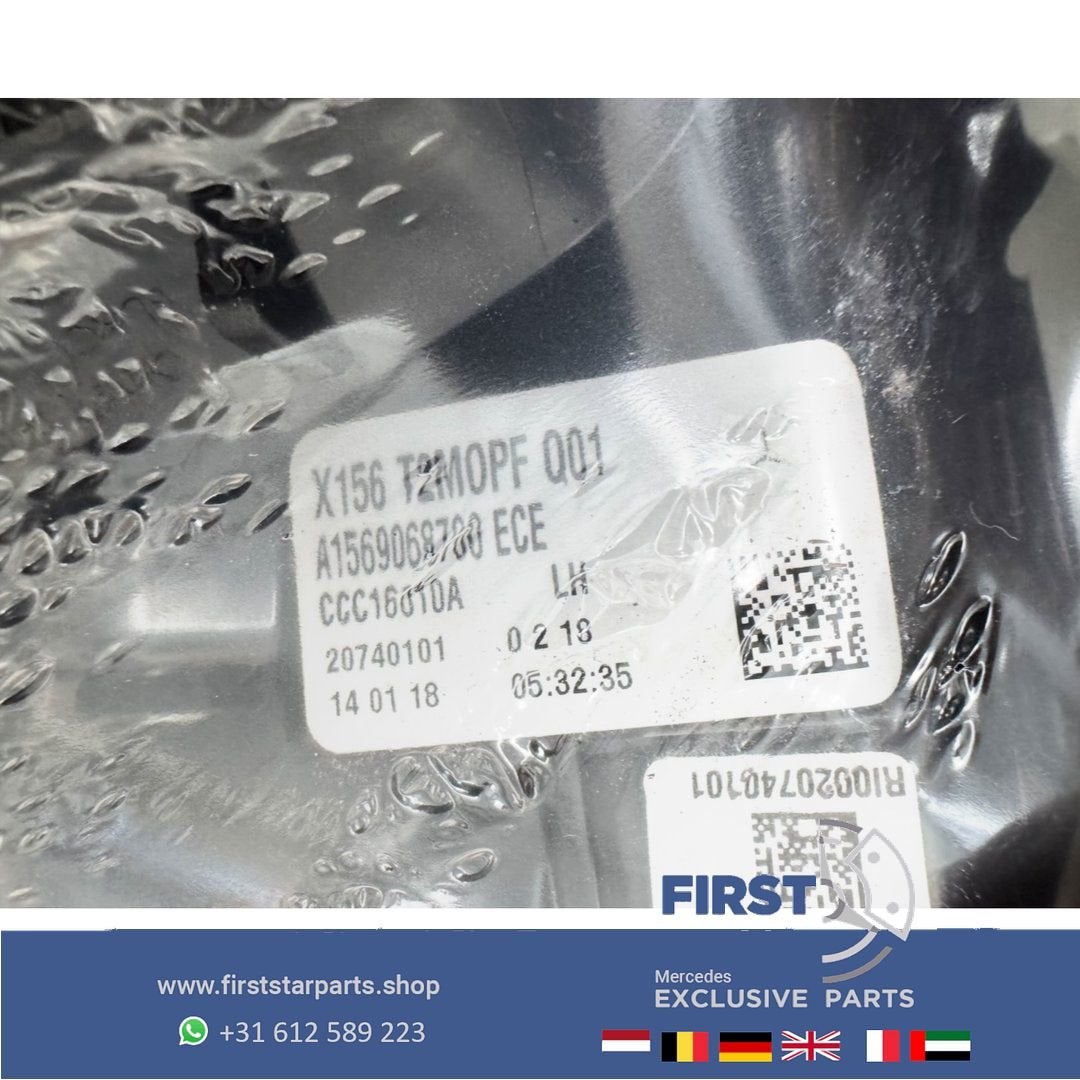 A1569068300 + A1569068700 W156 GLA FACELIFT LED ACHTERLICHT, Gebruikt, -, Ophalen of Verzenden, -