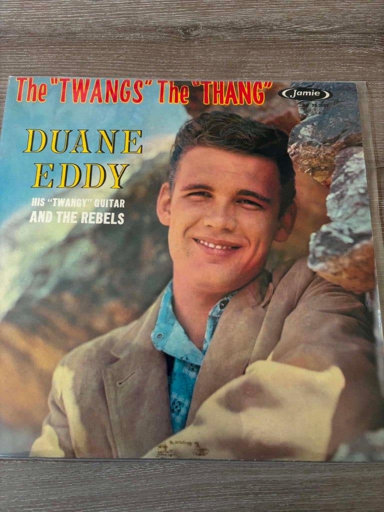 lp, Duane Eddy, the twangs the thang. mag weg voor 15 euro., Inclusief binnenhoes, Ophalen of Verzenden, Gebruikt, 12 inch