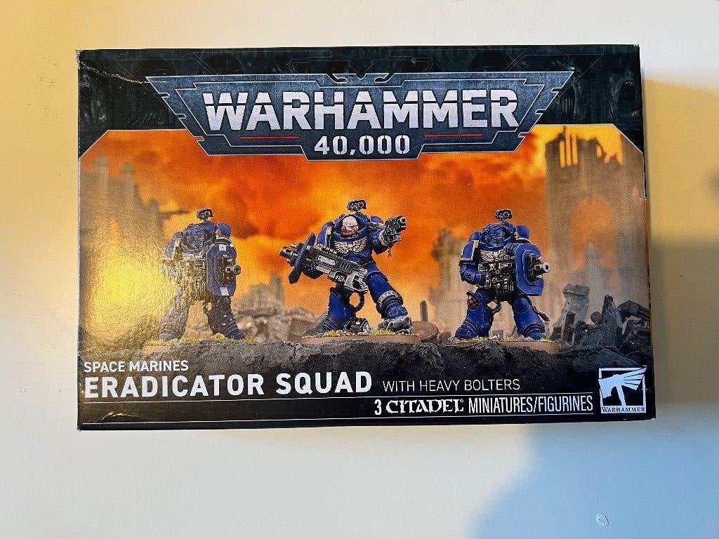 Space marines eradicator squad with heavy bolters Nieuw, Envoi, Neuf