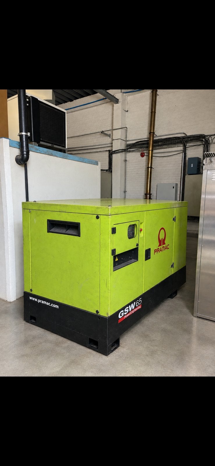 Générateur diesel PRAMAC GSW 65, Démarrage électrique, Comme neuf, Enlèvement, Huile diesel