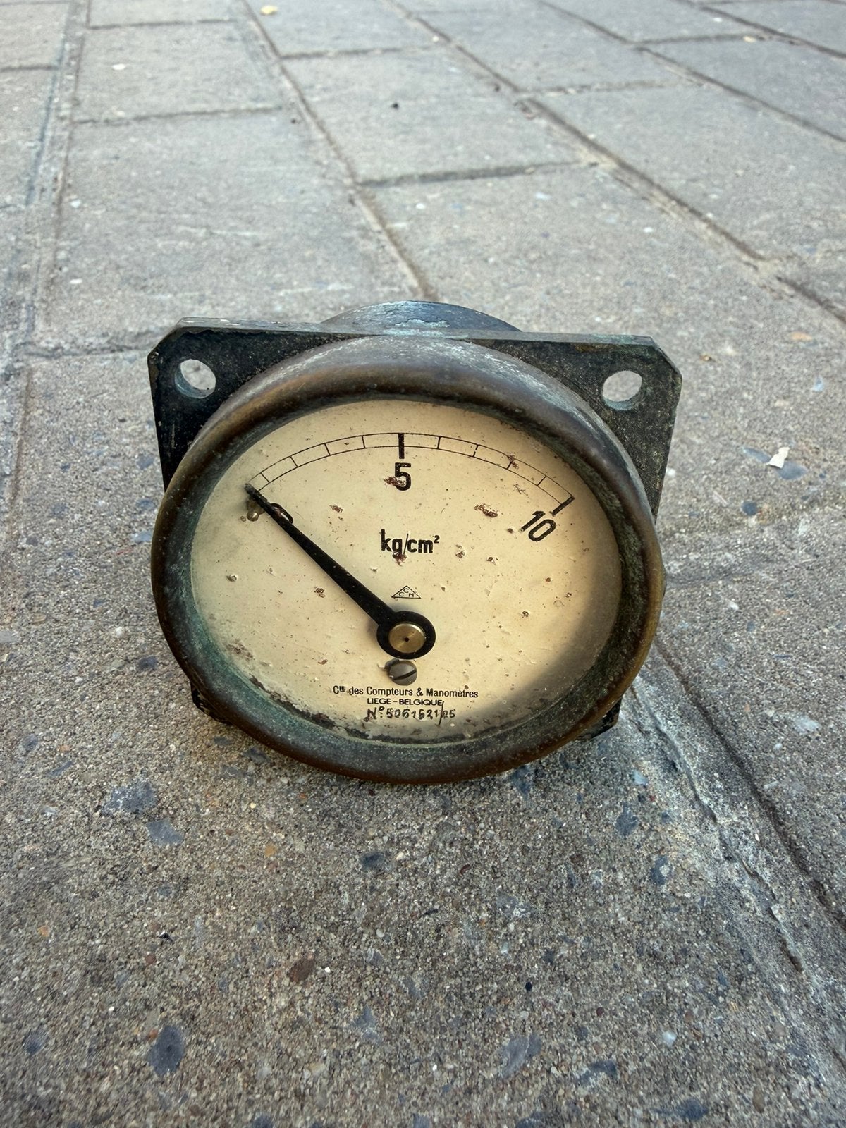 Vintage manometer (drukmeter), Ophalen of Verzenden, Zo goed als nieuw