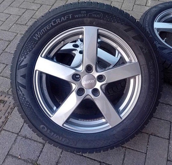 Winterbanden velgen alu MG EHS HS 17inch 5x112 7-8mm ❄️, Enlèvement, Utilisé, MG