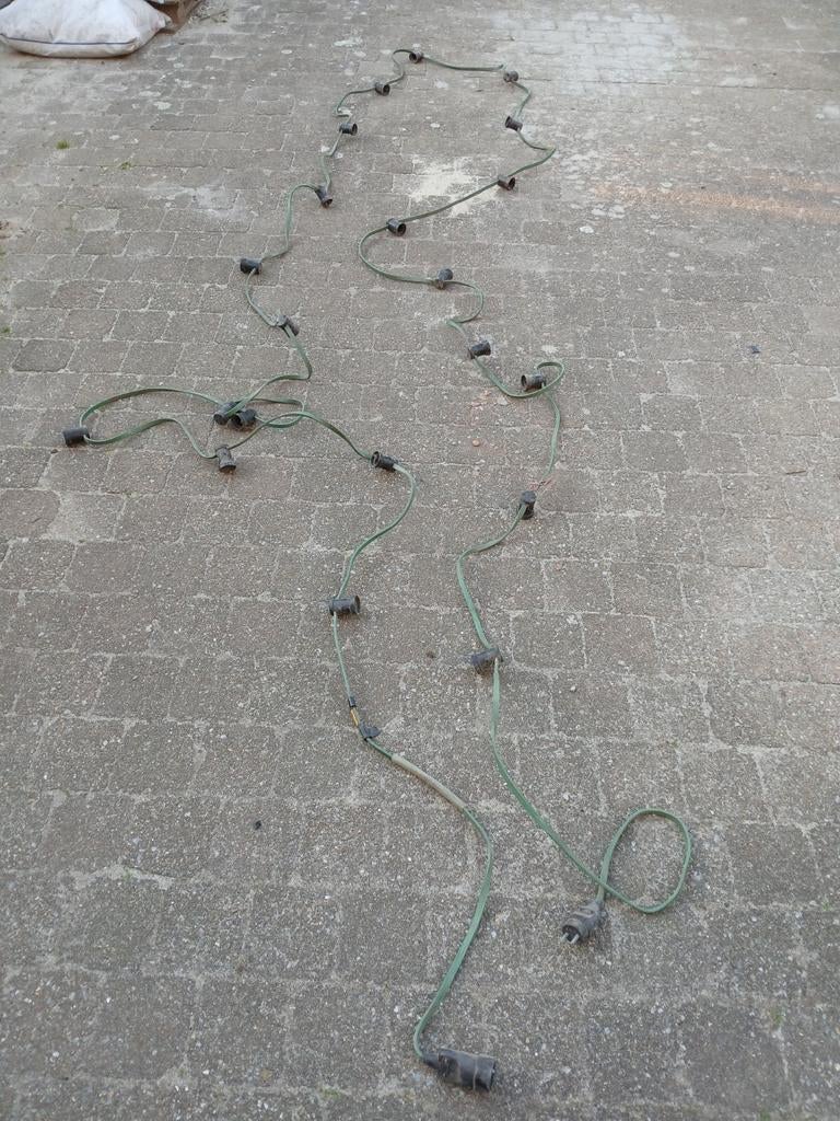 Lichtsnoer, Tuin en Terras, Ophalen, Kunststof, Gebruikt, Overige typen