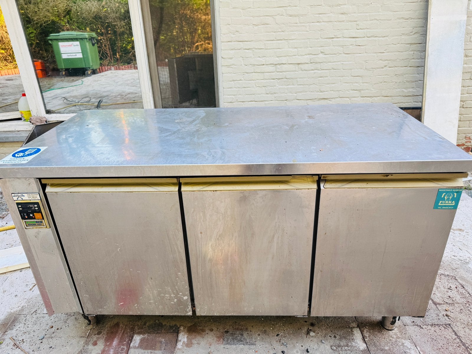 RVS Inox tafel / Werkbank (zonder motor), Ophalen of Verzenden