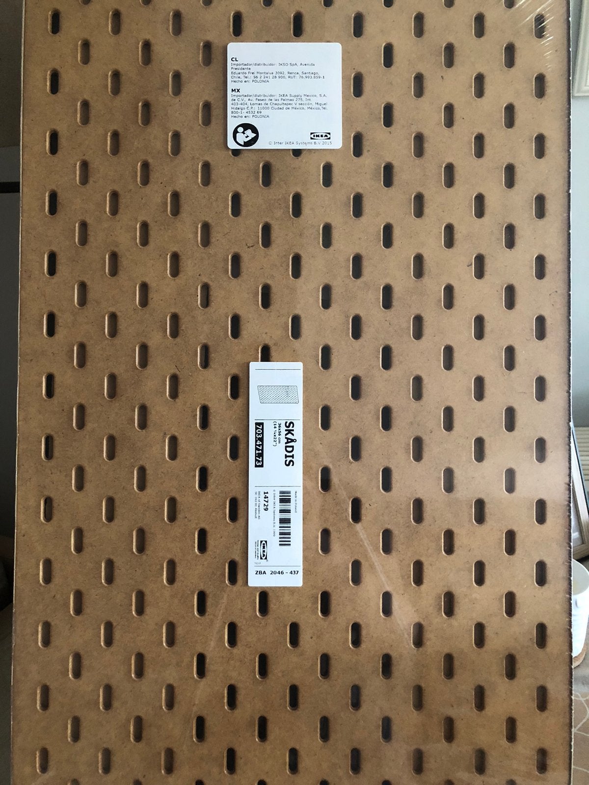 Skadis pegboard Ikea, Enlèvement, Comme neuf