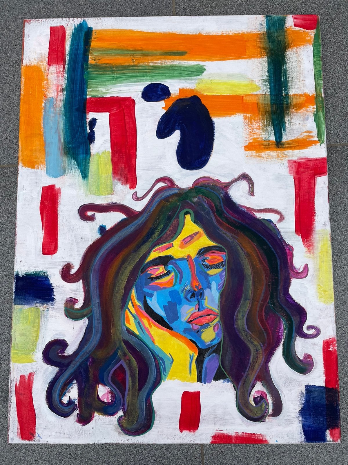 Zelfgemaakt schilderij, Ophalen