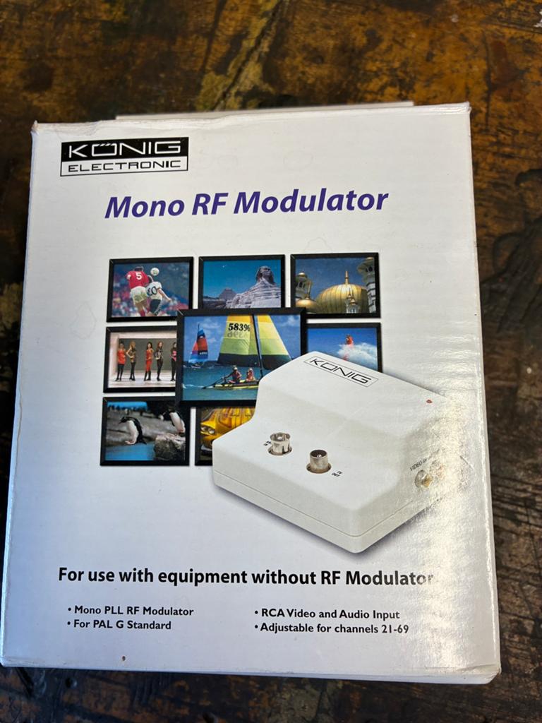 Rf modulator, Ophalen of Verzenden, Nieuw