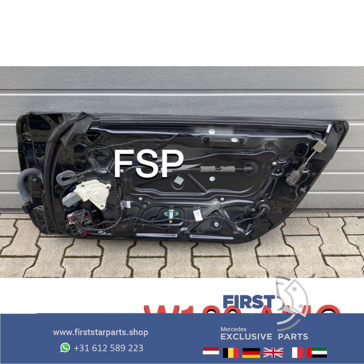 W190 C190 R190 AMG GT GTC GTR DEUR RECHTS PORTIER ZWART Orig, Utilisé, Porte, Avant, -
