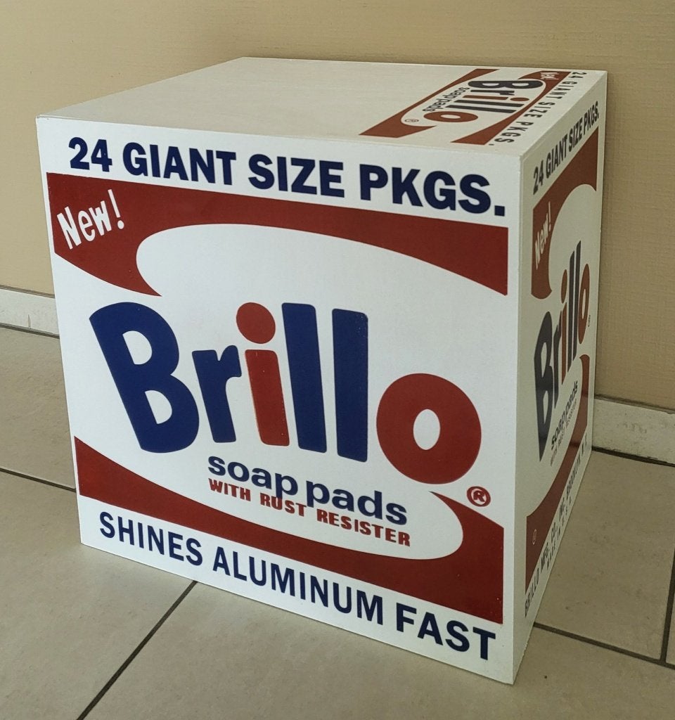 Andy Warhol - Tampons à savon « Brillo box » - Sérigraphie, Original, Enlèvement ou Envoi, Sérigraphie