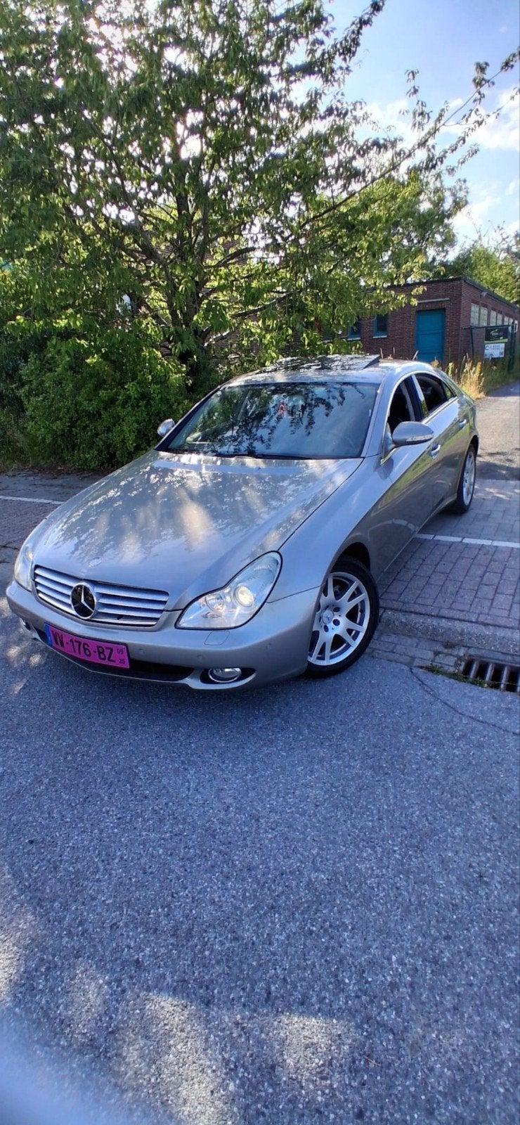 Mercedes cls 35i
 Belgische wagen, Ophalen