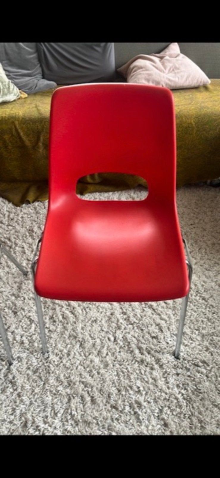 Twee kantinestoelen, Ophalen, Zo goed als nieuw, Twee