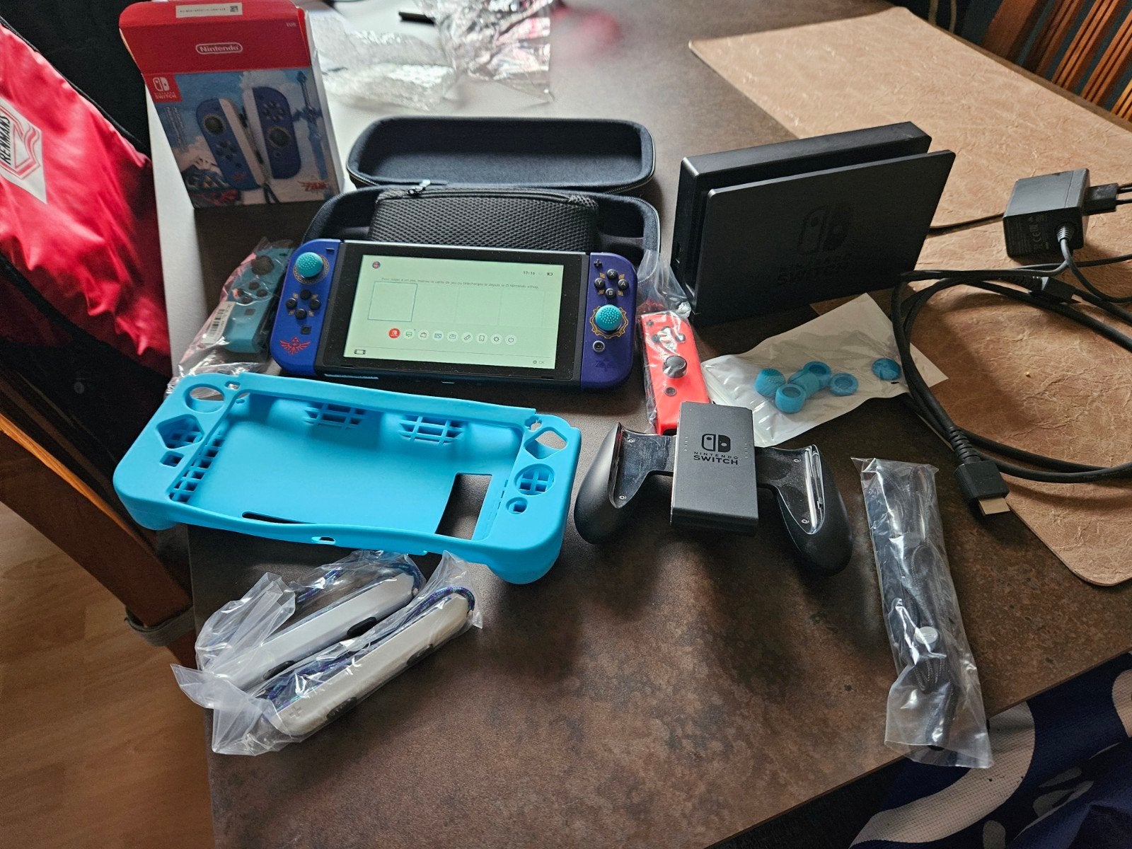 Nintendo Switch V1, Enlèvement, Comme neuf, Avec 2 manettes, Switch Original