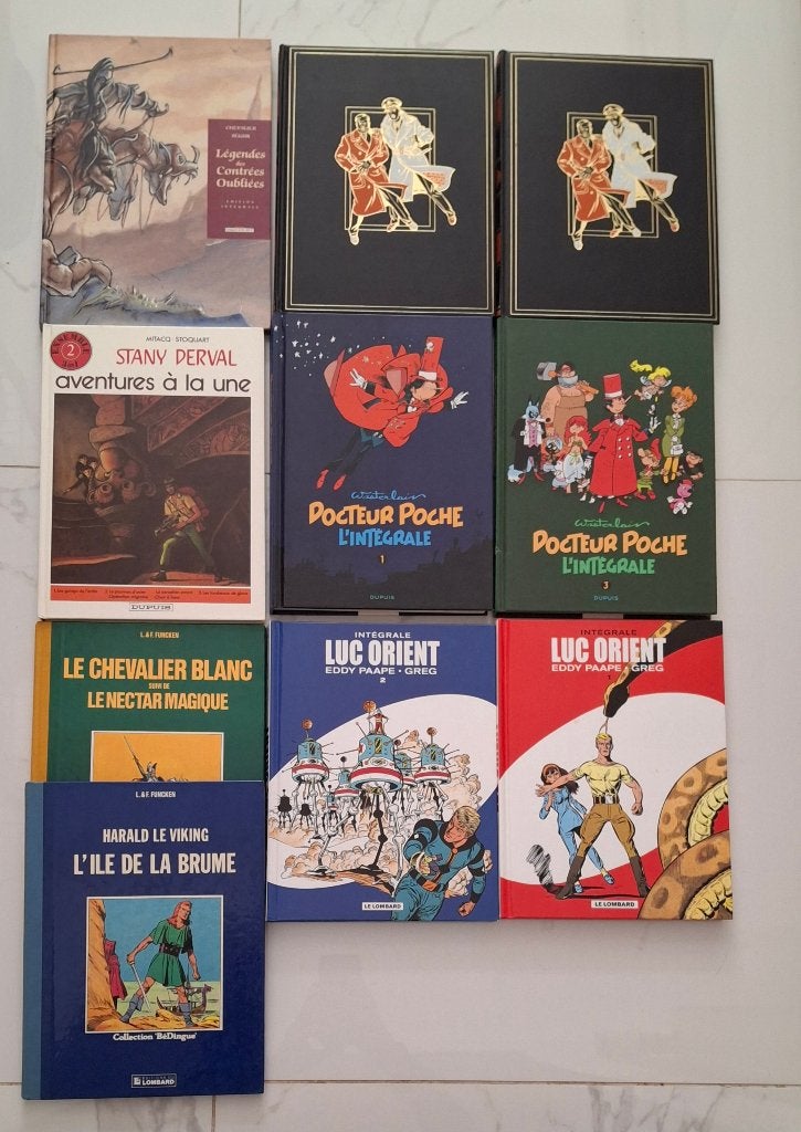 DIFFERENTES BD integrales Dupuis Le lombard DELCOURT, Meerdere stripboeken, Ophalen of Verzenden, Zo goed als nieuw