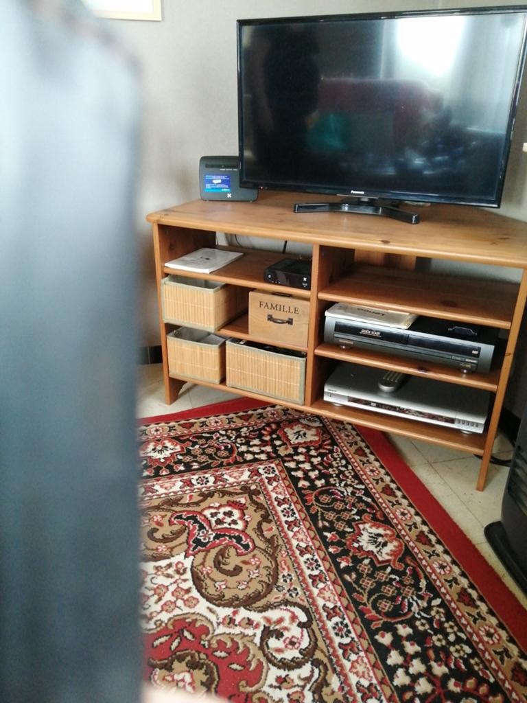 Meuble TV de coin uniquement sans accessoires, Maison & Meubles, Enlèvement