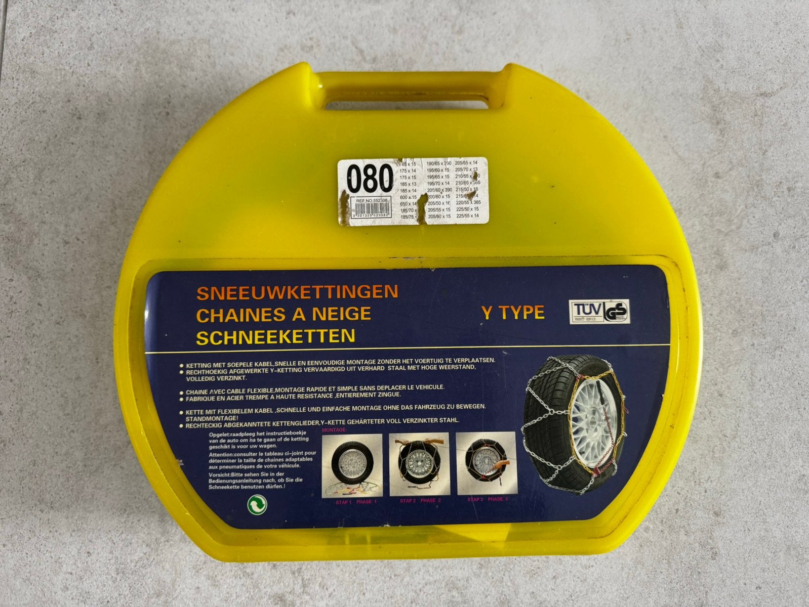 Sneeuwkettingen Y type - 080, Autos : Divers, Chaînes, Enlèvement, Neuf