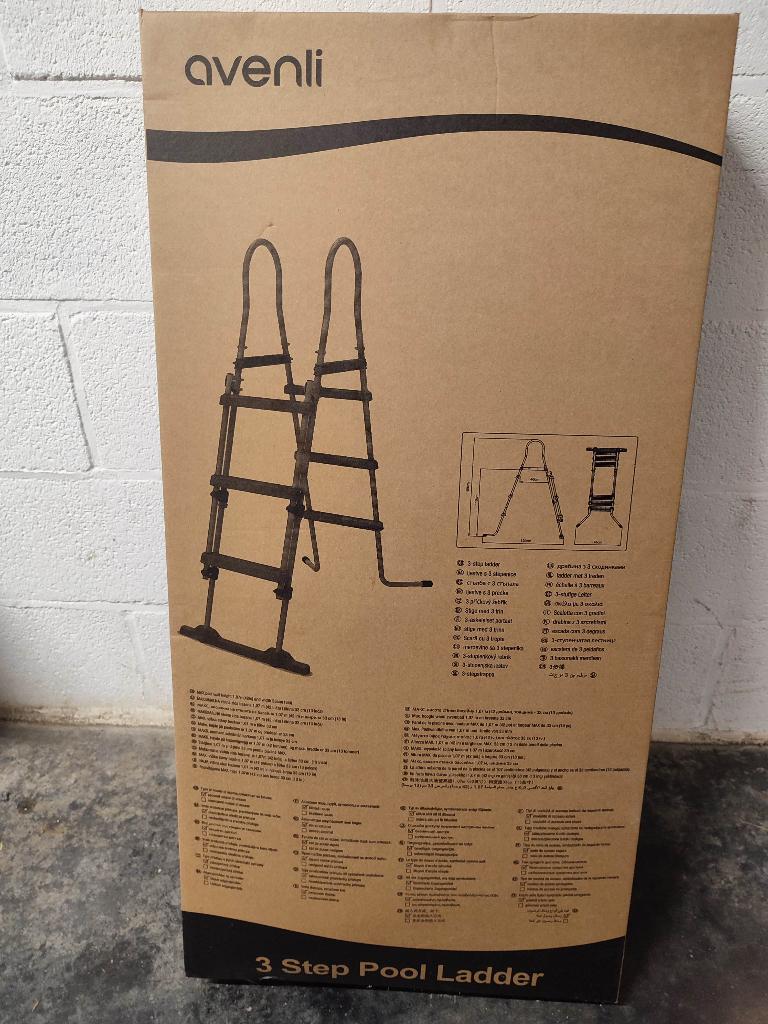 zwembad ladder, Ophalen, Nieuw, Ladder