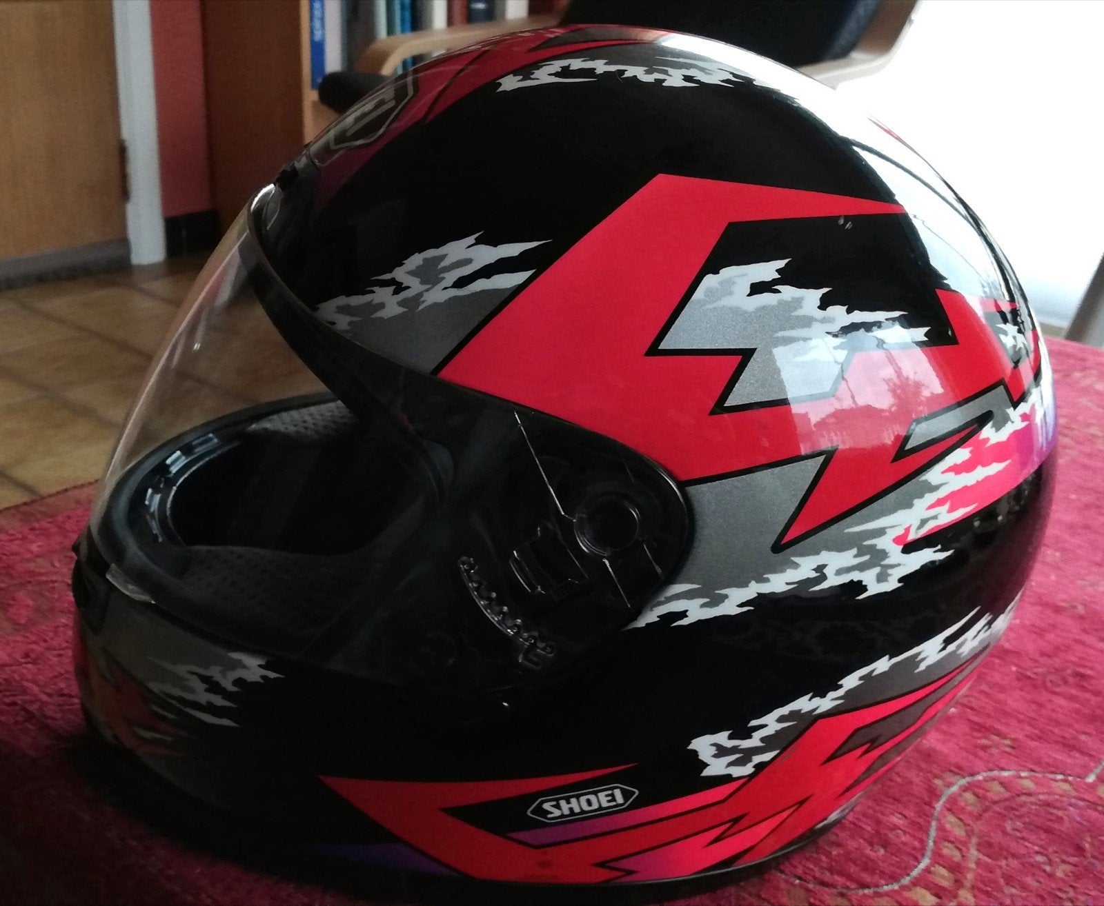 Shoei integrale sportieve motorhelm, maat S, Motoren, Ophalen, Integraalhelm, S, Shoei