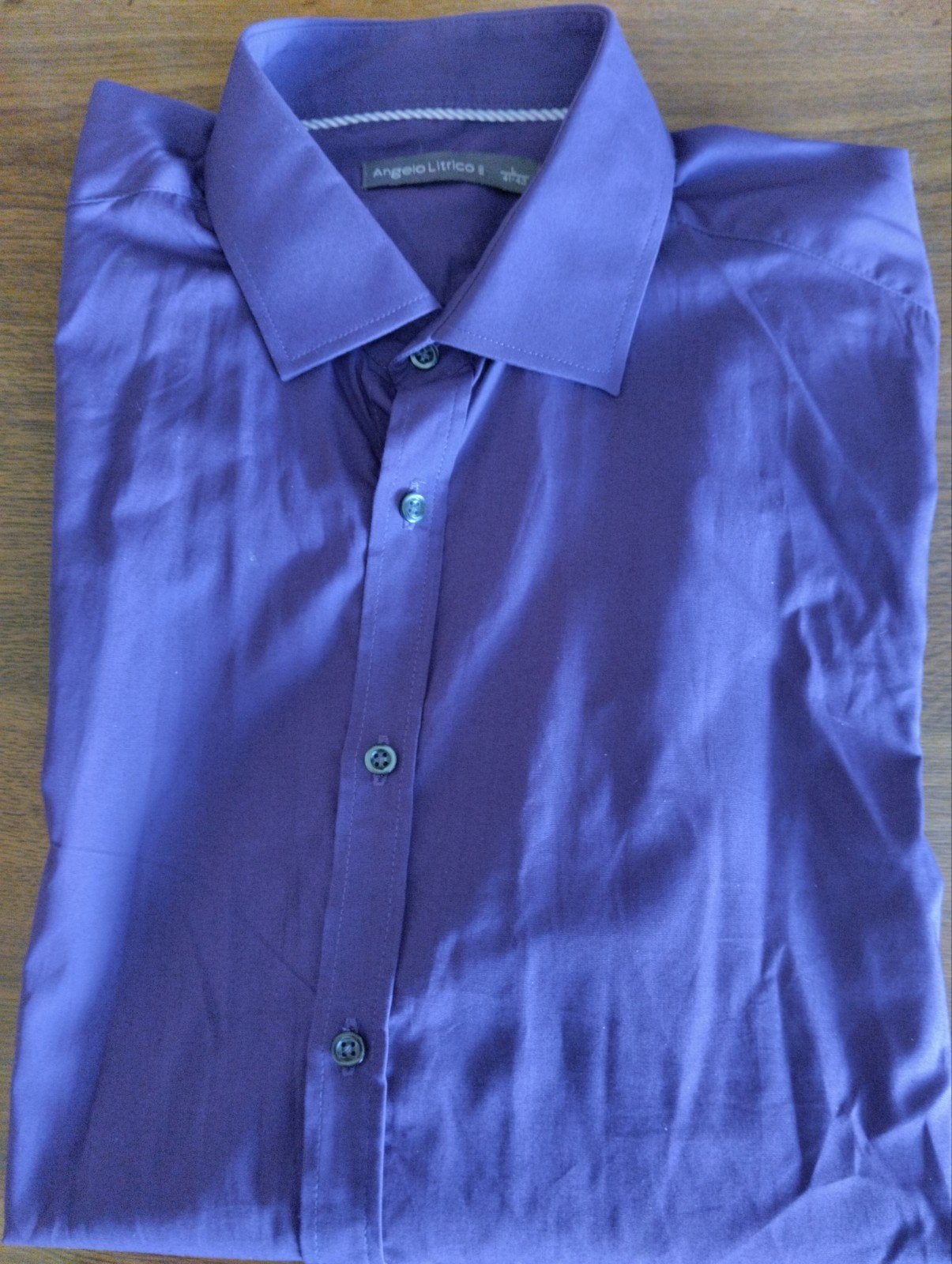 hemd lange mouwen effe paars maat L, Vêtements | Hommes, Enlèvement ou Envoi, Violet