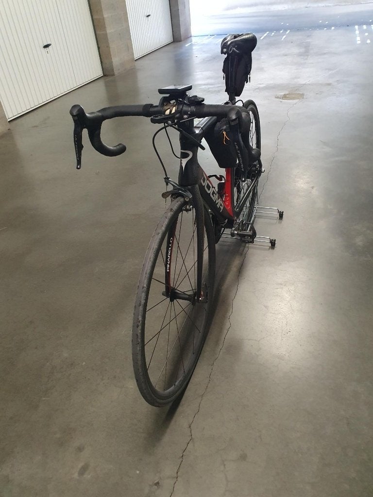 Electrische Pinarello Dogma F10 koersfiets, Velgrem, Zo goed als nieuw, 53 tot 57 cm, Ophalen