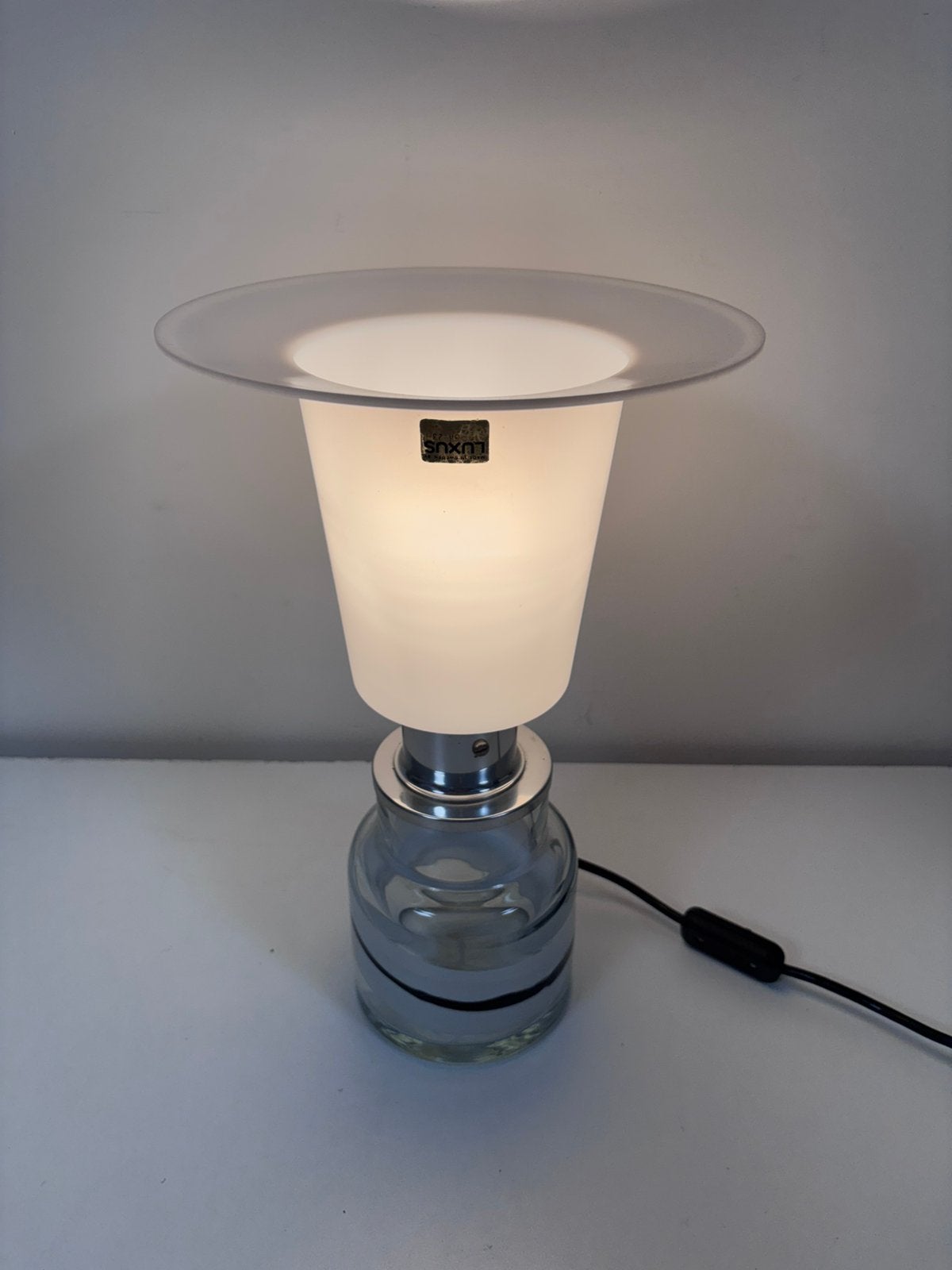 Exclusieve Lamp Uno & Östen Kristiansson voor Luxus (Zweden), Huis en Inrichting, Lampen | Tafellampen, Zwart, Ophalen of Verzenden