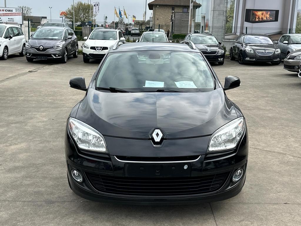 Renault Megan 1.2L Benzine 2013 Eerste Eigenaar, Auto's, Euro 5, Zwart, Adaptieve lichten, Zwart