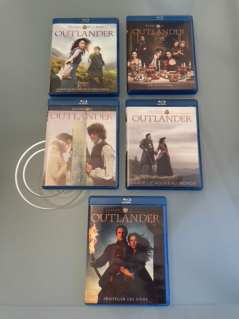 OUTLANDER intégrale saisons 1, 2, 3, 4 et 5 (VF+VO) Bluray, Ophalen, Boxset, Zo goed als nieuw, Spaans