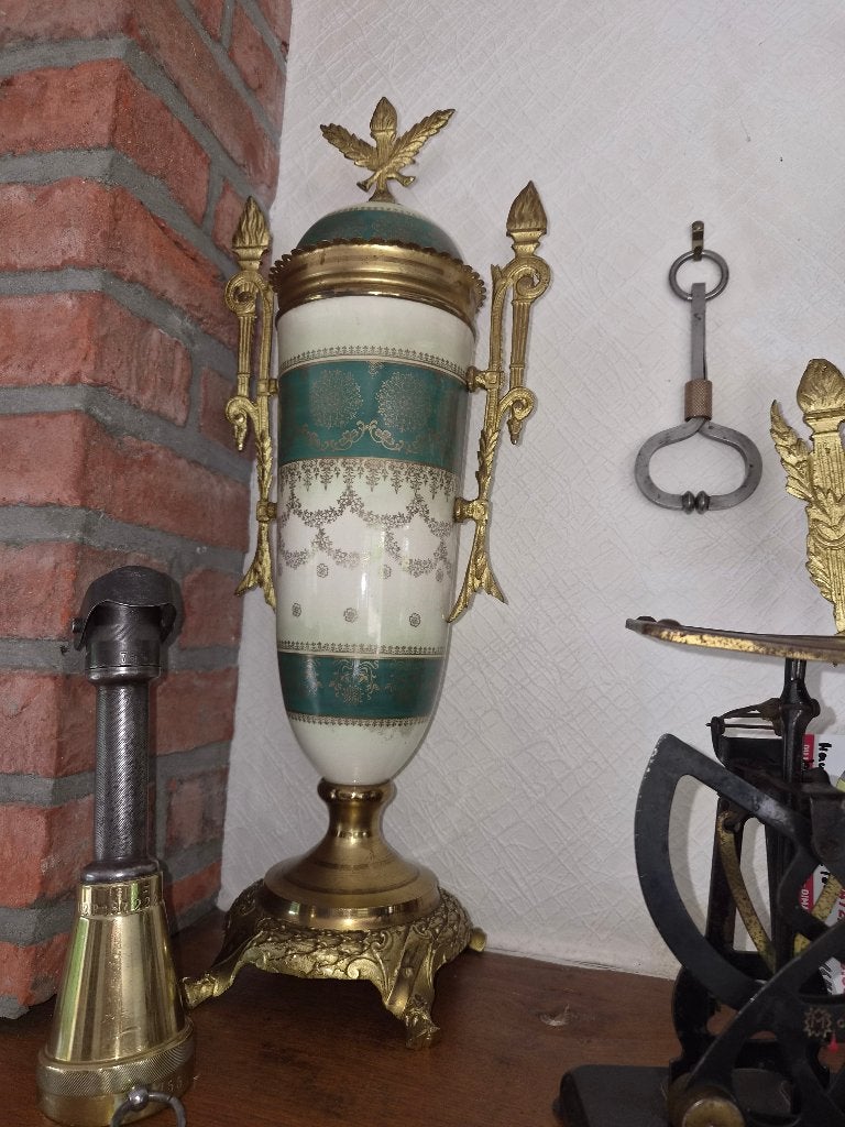 Ancienne garniture de cheminée Napoléon III, Antiek en Kunst, Antiek | Klokken, Ophalen