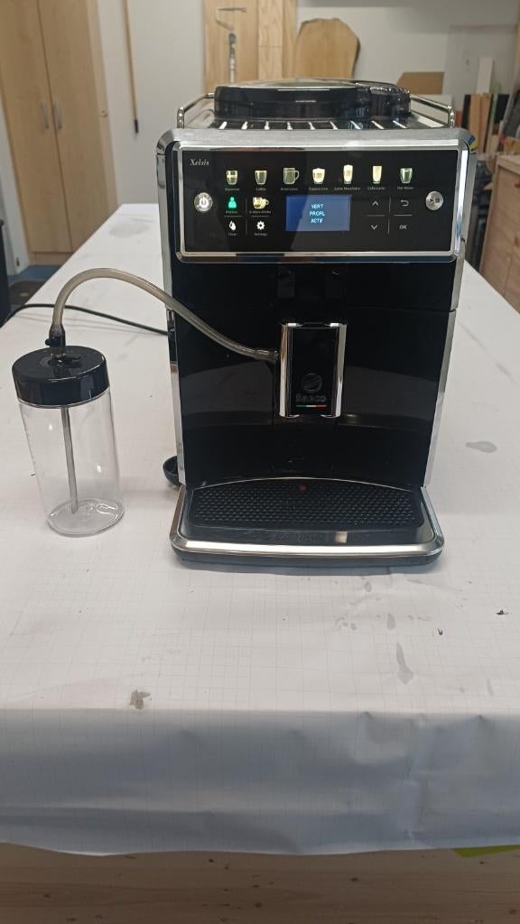 Machine à café automatique Saeco Xelsis, révisée, Ophalen, Espresso apparaat, Refurbished, Koffiebonen