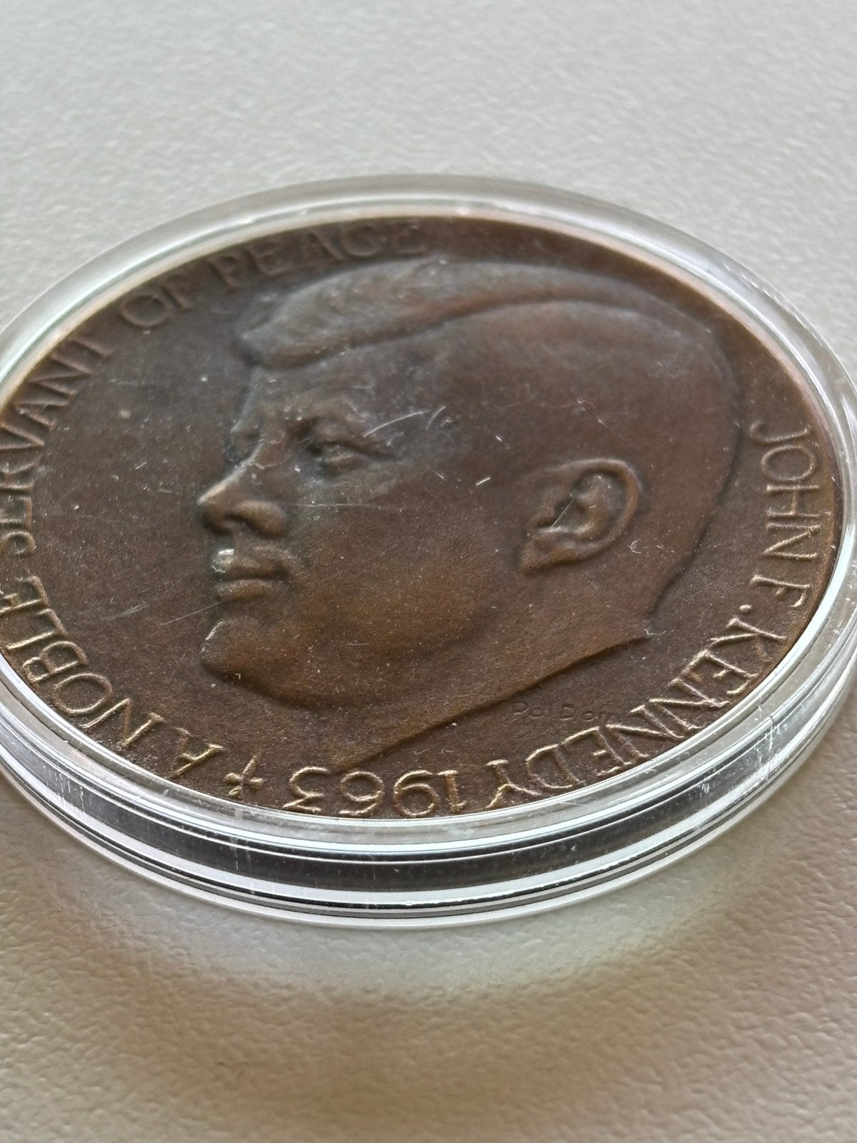 Munt Jhon F Kennedy 1963 perfecte staat., Ophalen, Noord-Amerika, Losse munt