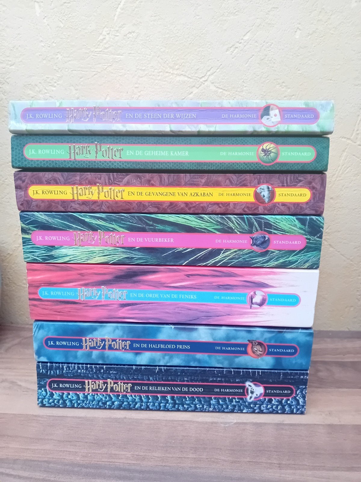7 harry Potter boeken, Verzamelen, Ophalen, Zo goed als nieuw, Boek of Poster